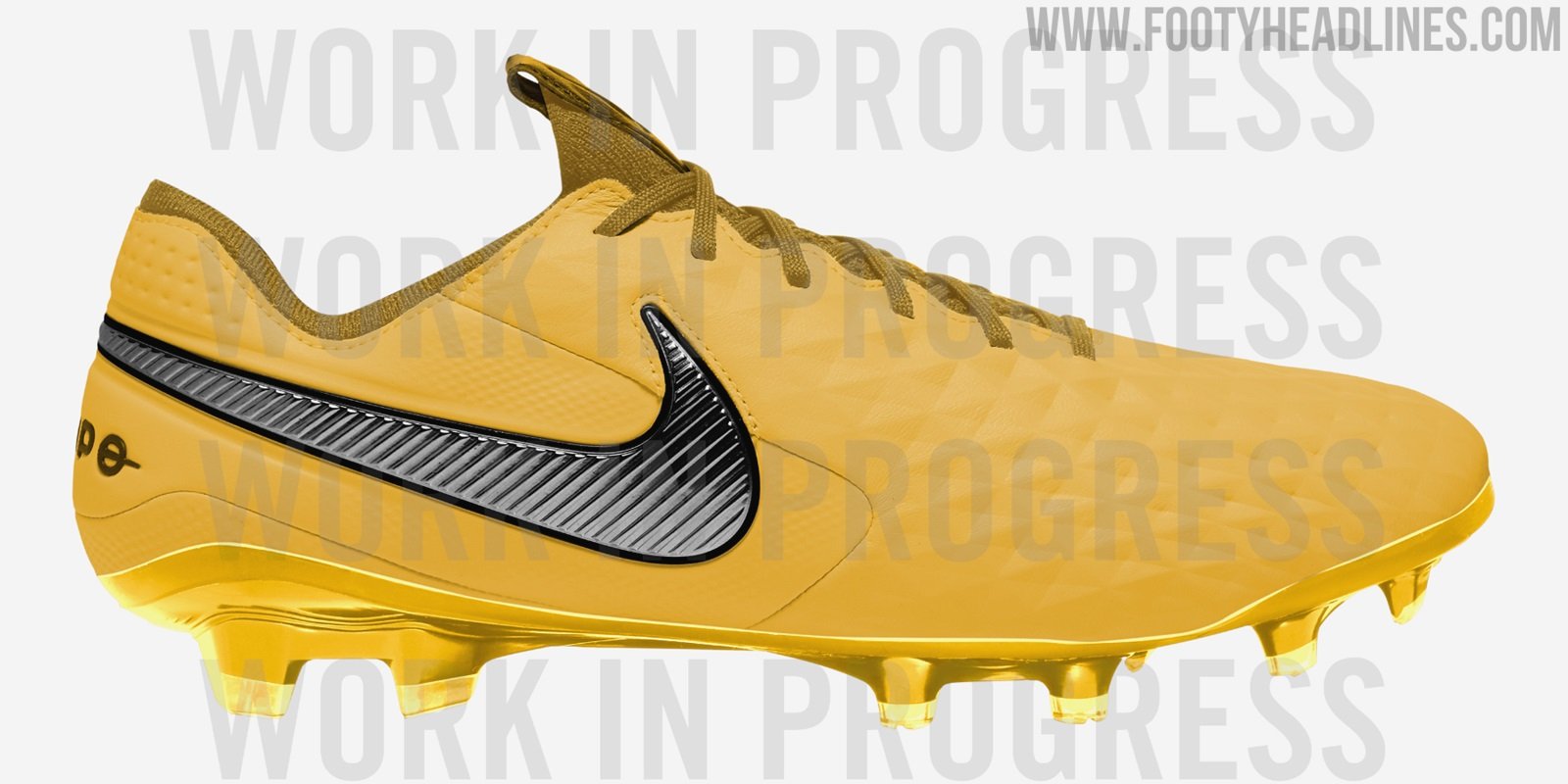 Nike Tiempo Legend VIII University Gold / Black / Fireberry